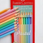 LAPIS DE COR 10 CORES PASTEL FABER