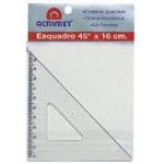 ESQUADRO 45ºx16CM ACRILICO ACRIMET  REF.522.0