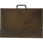MALETA ESCOLAR COM ELASTICO A3 COM ALCA 505x350  FUME  ACP