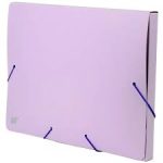 PASTA COM ELASTICO 2CM OFICIO CX020 LILAS PASTEL