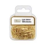 CLIPS 28MM DOURADO BL/120 UNIDS