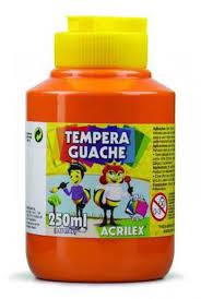 GUACHE 250ML LARANJA  517