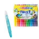 GIZ DE CERA RETRATIL TWIST ACRILEX 12 CORES