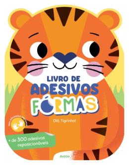 9791039536103.jpg LIVRO DE ADESIVOS FORMAS: OLA, TIGRINHO - Imagem 1